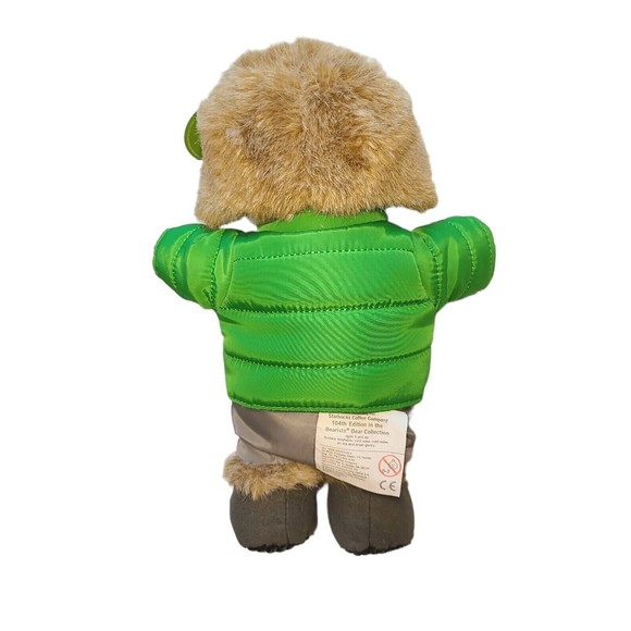 Starbucks Coffee Bearista Teddy Bear Plush 2011 104th Edition Trapper Hat Winter - Picture 6 of 12